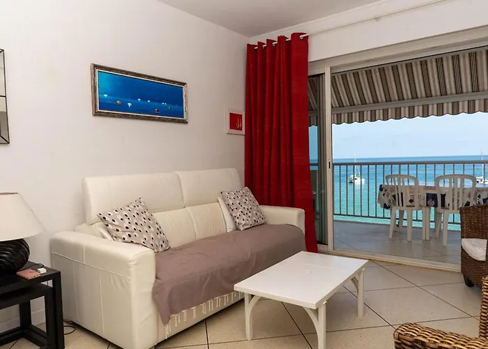 Beau T2 Pour 4 Pers. Au Lavandou, Face Mer, Avec Parking - Fr-1-803-75 公寓